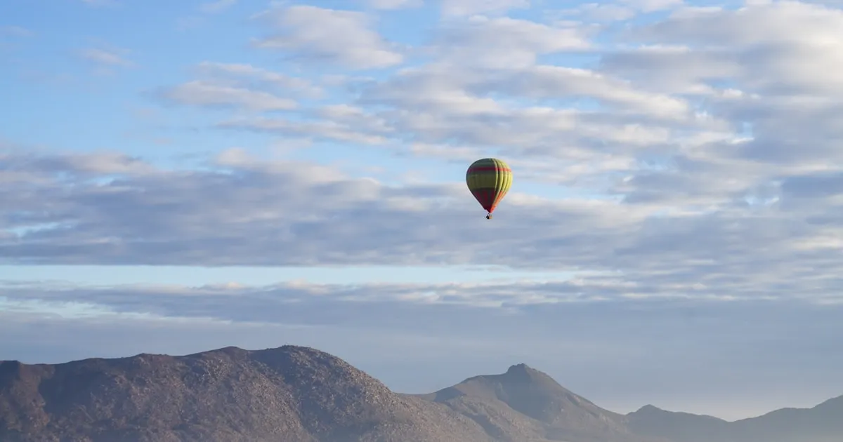 Seeing the Atlas Mountains from Above: A Hot Air Balloon Experience